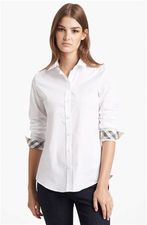 burberry shirts women's|Burberry women's shirt nordstrom.